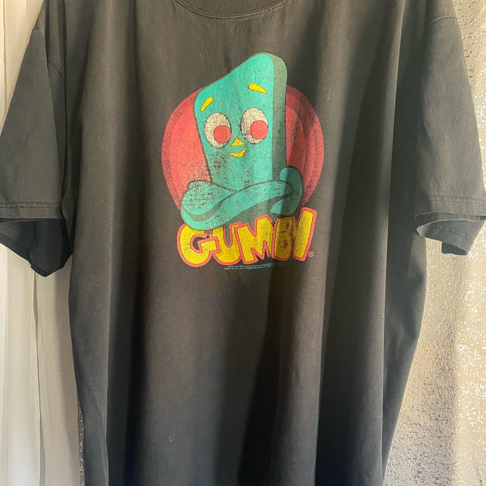 Black Vintage Gumby Shirt XL (Unisex)